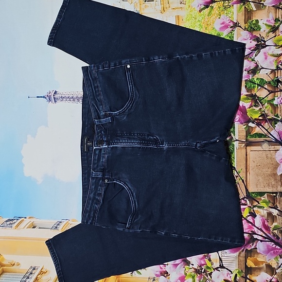 Universal Standard High Waist Blue Jeans Size 12 - Picture 3 of 5